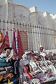 Arequipa, spontaneous artisan market in the courtyard of San Francisco church